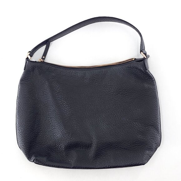 KATE SPADE Black Pebble Leather Shoulder Bag Black - Picture 3 of 4
